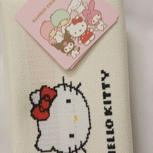 Sanrio Hello Kitty Makeup Pouch Pencil Case Jewelry Accessories Storage Bag NEW
